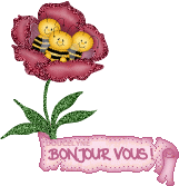 Gif animé bonjour